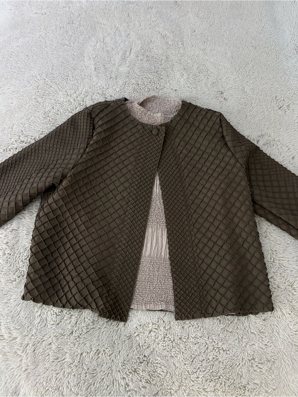 Breathable Open-Front Women's Jacket + Boat Neck Top Set